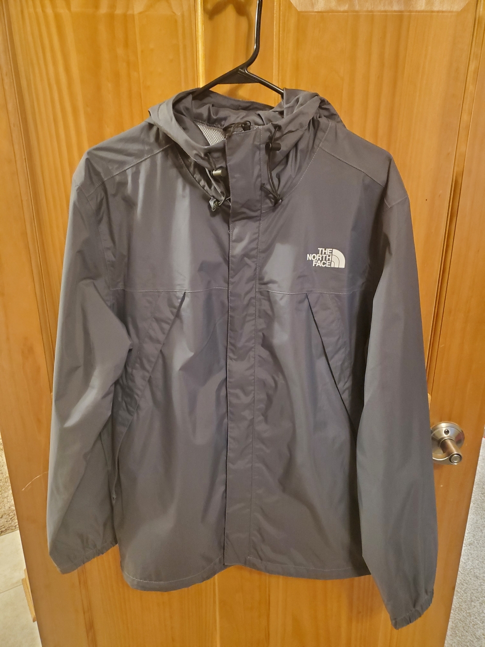 The North Face Men's Hooded Rain Jacket - Gray